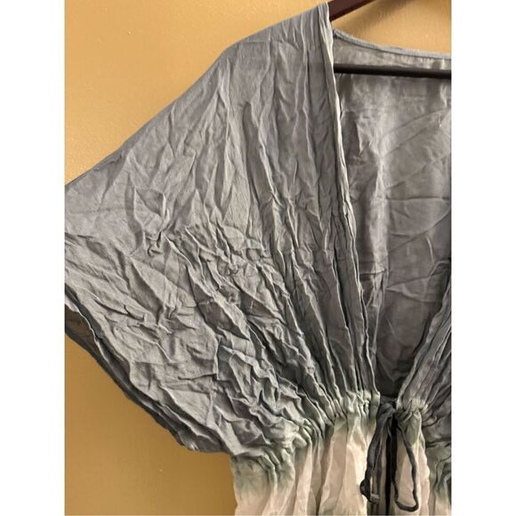 Sonoma Goods For Life® Dip-Dye Drawstring Topper with Shell Tassel One Size - Picture 3 of 4